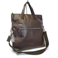 COACH コーチ　2WAY　トートバッグ　ショルダーバッグ　チャールズ