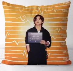BTS テテ クッションカバー 45 ふわさら 別柄 BTS ファブリッククッションカバー 45×45 テテ V - メルカリ