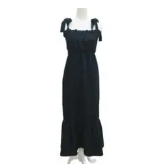 OLIVE des OLIVE オリーブデオリーブ キャミワンピース 黒 F