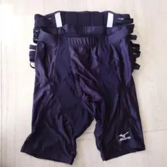 ゴルフ ミズノ 腰部サポーター スパッツ一体型 ショートタイツ メンズ Oサイズ