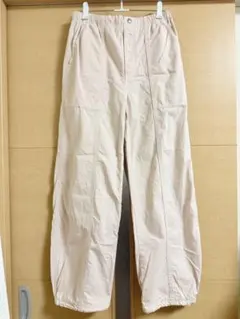 GU コクーンジョガープルオンパンツ ピンク M