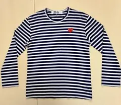 PLAY COMME des GARÇONS 長袖 ボーダーカットソー Lのサムネイル