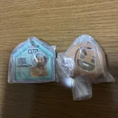 BT21 パッケージチャーム & フォトフレームマスコットSHOOKY2点セット