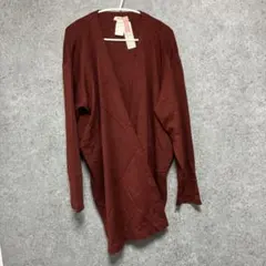 plantation 変形　ニット　カーディガン　M