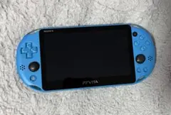 SONY PS Vita 本体 青色 ゲームソフト付き