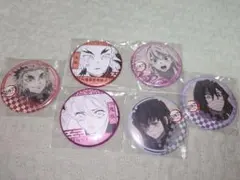 鬼滅の刃 57mm缶バッジ 原画展 ダイニングおたのしみくじ 煉獄 蜜璃 他