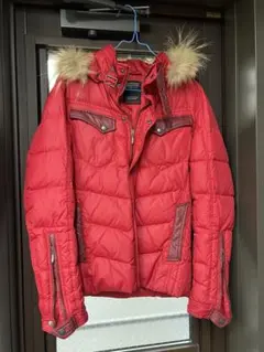 NICOLE CLUB FOR MEN レッドダウンジャケット