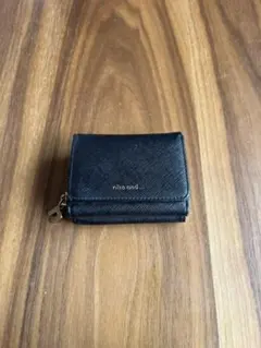 niko and... ブラック 三つ折り財布