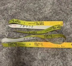 なにわ男子 1st DOME LIVE 'VoyAGE' 銀テープ 黄色 1本