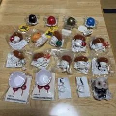 ドコモダケ＋いろいろ　キャラクターキーホルダー19体まとめ売り