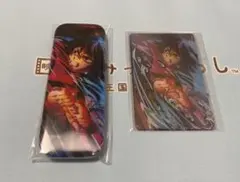 鬼滅の刃　冨岡義勇　缶バッジ　クリアカード
