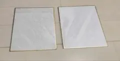 金縁 色紙 2枚セット