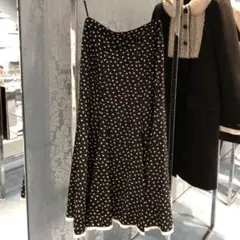 miumiu ミュウミュウ　スカート　36 ハートプリント　レーストリムのサムネイル