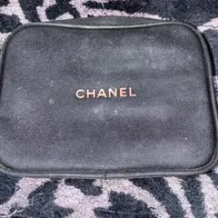 CHANEL BEAUTE シャネル ノベルティ ポーチ ブラック ラメ - メルカリ
