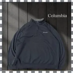 た*ん様 2723/コロンビア ワンポイント刺繍ロゴ スウェットハーフジップ2X