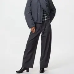 UNIQLO ユニクロ バギーカーブジーンズ ダークグレー 28