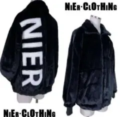 【公式完売品】 NIER ふわもこ コート BLACK × White