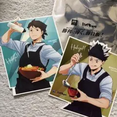ハイキュー大戸屋コラボ ビジュアルボード　及川徹　　　木兎光太郎
