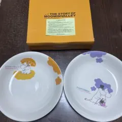 ムーミン皿2枚セット（スノーク・ムーミンパパ）