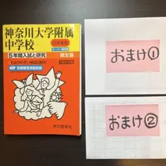 《おまけ付き》神奈川大学附属中学校 平成23年度用 5年間入試と研究 限定版のサムネイル