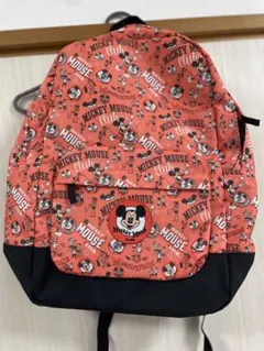 ミッキーマウス リュック　オレンジ