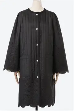 【未使用】FUMIE=TANAKA ミックスキルトリバーシブルコートのサムネイル