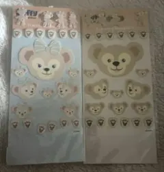 ディズニーシー　ダッフィー　シェリーメイ フェルトシール（3月処分）