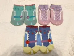 ディズニーリゾート プリンセス靴下3足セット