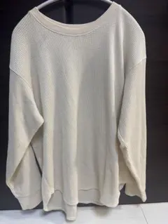 UNIQLO ワッフル長袖トップス XL