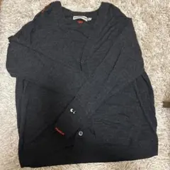 UNIQLO×ANYA HINDMARCH ダークグレー カーディガン XL