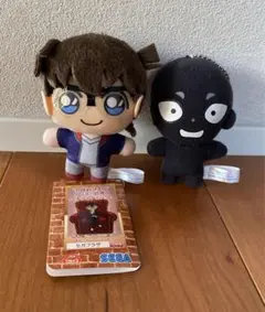 「名探偵コナン緋色の弾丸」 江戸川コナン 犯人　ぬいぐるみキーチェーン⭐︎セット⭐︎
