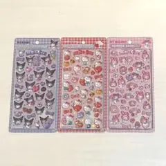 【新品・正規品】ボンボンドロップシール サンリオ 第二弾 3種セット
