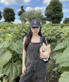 【新品未使用】リーバイス オーバーオール 黒 S 重盛聡美さん着用