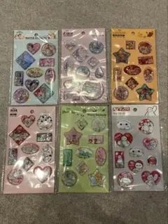 ディズニー ウォーターシールセット 6種類 セリア seria