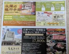 太閤の湯 有馬温泉　優待券　クーポン　1枚(4名分)