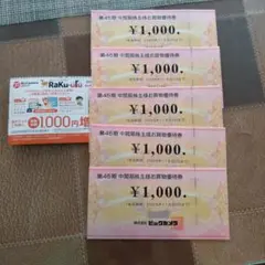 ビックカメラ 株主優待券 5000円★ラクウル増額