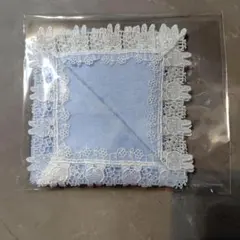 近沢レース　ミッフィー　miffy レース付きハンカチ ブルー
