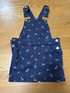 H&M キッズ ジャンバースカート 花柄 104cm