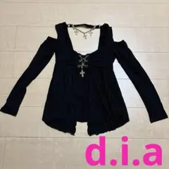 d.i.a ダイア　編み込みチェーン付き　長袖カットソー　新品未使用　平成ギャル 2025年最新】d.i.a レディース 長袖 Tシャツ・カットソーの人気