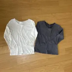 コットン長袖アンダーシャツ2枚セット