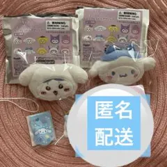 ちいかわ　サンリオ　ヘアクリップ　ハチワレ　シナモロール