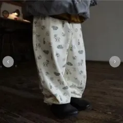 aiarai ロングパンツ　クリーム　100