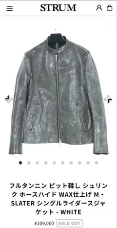 2026年最新】STRUM シングルライダースの人気アイテム - メルカリ