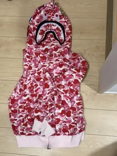 お*ゃ様 A Bathing Ape ピンク カモフラ 迷彩 ジップ パーカー - メルカリ