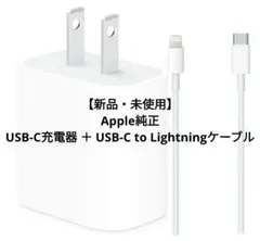 【新品・未使用】【Apple 純正】 充電器 ケーブル