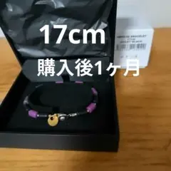 CHRIO インパルスブレスレット　パープル×ブラック　17cm