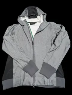 THE WARP by ENNERRE フルジップフード付パーカー グレー 48