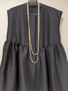 パール風ネックレス　2連　3連