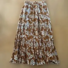 ユニクロPaul &JOE花柄ロングスカート