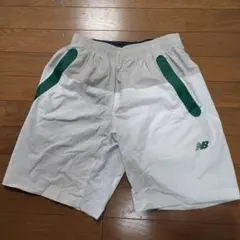 New Balance Mサイズ ショートパンツ ホワイト/グレー